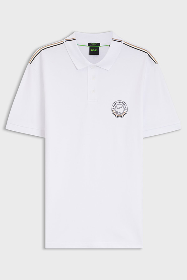 ΜΠΛΟΥΖΑ POLO BOSS - 100 ΛΕΥΚΟ